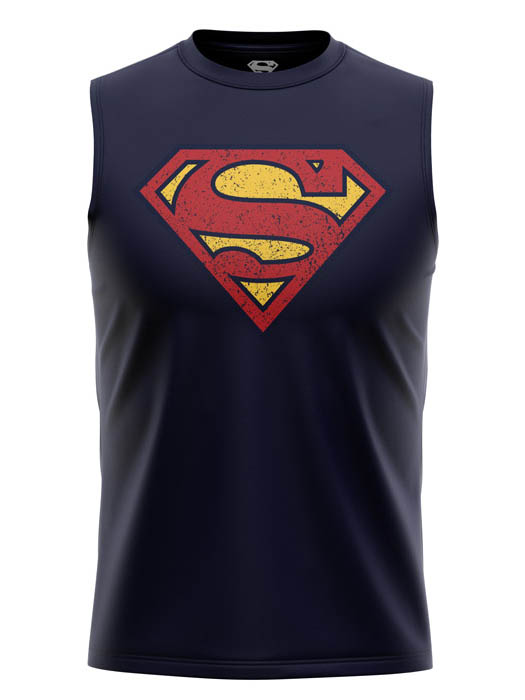 Superman sleeveless t on sale shirt